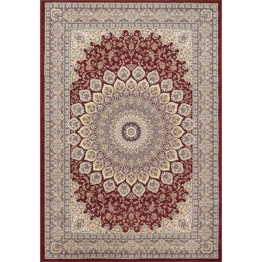 Dynamic Rugs 57090-1484 Ancient Garden 5.3 Ft. X 7.7 Ft. Rectangle Rug in Red